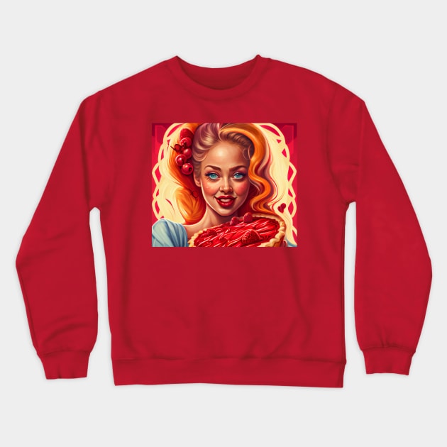 She's my Cherry pie Crewneck Sweatshirt by The Bark Side